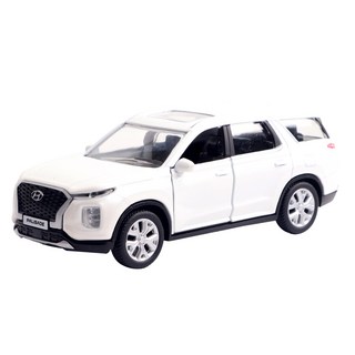 現代汽車 Palisade 合金模型車 白色, 1個, 白色的