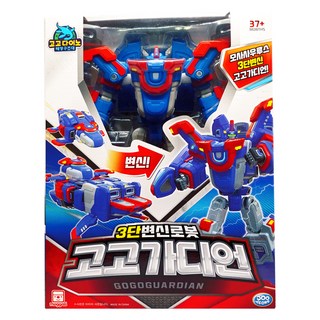 GOGO Dino Guardian 幫幫龍探險先鋒 3段變形機器人, 藍色, 1個