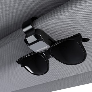 로드위너 차량용 선바이저 썬글라스 클립 홀더, 블랙, 1개