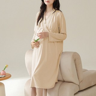 Robrococo長袖哺乳連身睡衣