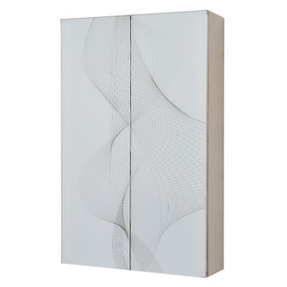 浴室維納斯收納櫃, 白色, 1個