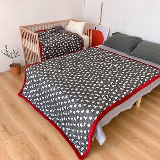 bebehome 柔軟親膚顆粒安撫毯 加厚款, 比熊