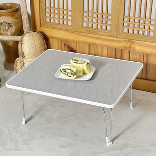 韓日折疊式多用途桌, 單色灰 + 白色