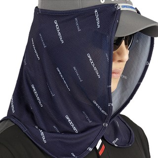 GROOVSTAR JECO 防紫外線AIRism涼感防曬帽, 1個, 海軍藍