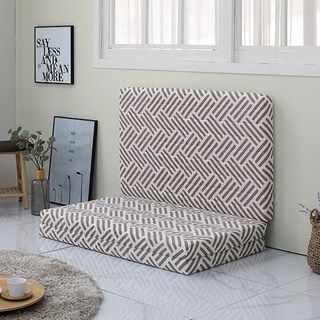 접이식 3단 무중력 슬립 매트리스 + 겉커버 세트, 비스킷 모카, 120mm