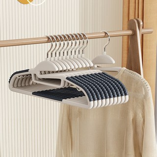 솔브리빙 목 늘어남 방지 내구성 좋은 논슬립 옷걸이, 블루, 20개