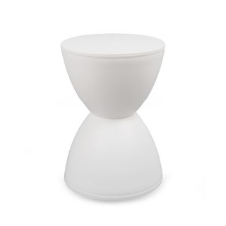 FORBLISS 沙漏型 兵卒凳, 1個, 蠟白