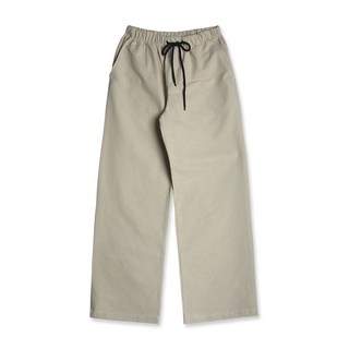 와이티클로젯 린넨 통기성 세미 와이드 밴딩 팬츠