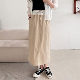 Sugarfun Moments 撞色鬆緊帶長裙