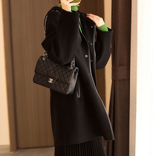 LUNA GIRL 女款 Leslie 連帽毛呢大衣