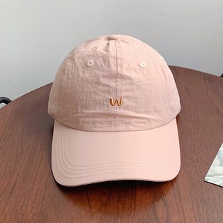 캐주얼 W 자수 생활방수 스냅백