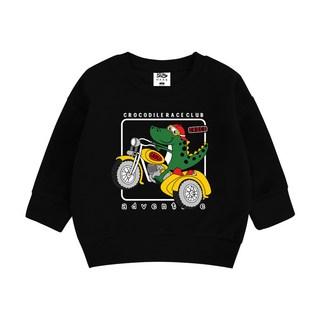 KIDSCREW Race Club童款恐龍插圖大學T