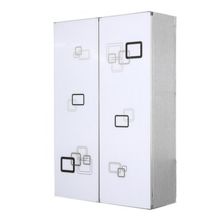 Giftcan 拼圖浴室收納櫃 470, 1個, 白色