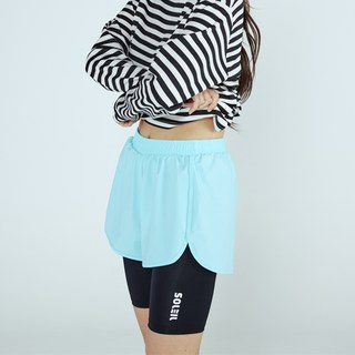 솔레일 여성용 엘라 반바지 5부 워터 레깅스