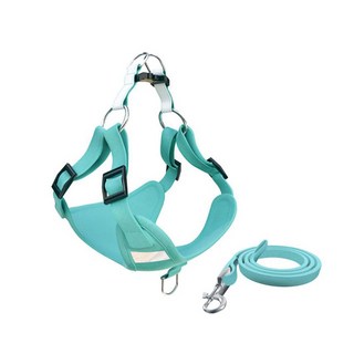 RESPET 狗狗 X-fit 粉彩胸背帶套組, 薄荷綠