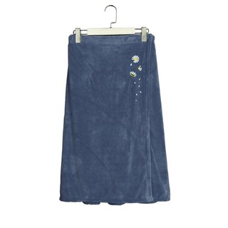 TCR 雛菊裙式浴巾, 海軍藍, 1個