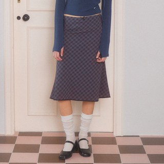 Deliccent 女款Penny格紋長裙 W8F14SISK104