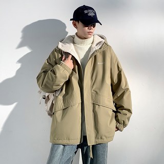 Starbean 男士雙面穿休閒羊羔毛夾克