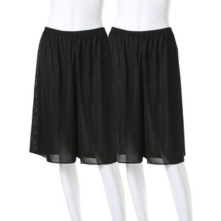 CARRY LUCY 人造絲荷葉邊安全褲 2件組