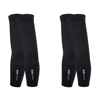 K2 無縫涼感袖套, 2副, 黑色