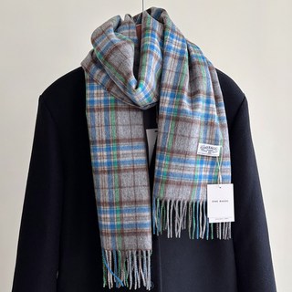 Vavisoo Ray 100%羊毛格紋圍巾