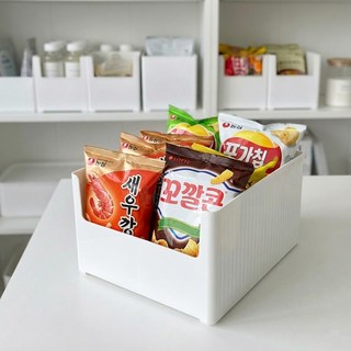 uh homedeco 廚房食品儲藏室整理盒, 白色, 1個