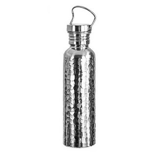 TEMPEST 純鈦運動水壺 錘紋鈦晶款, 鈦原色, 1個, 820ml