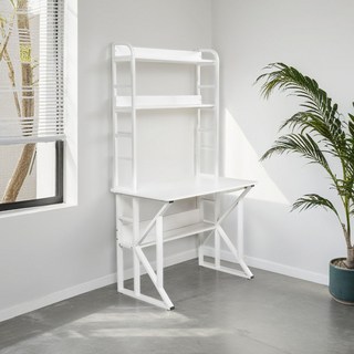 가구느낌 초초 게이밍 컴퓨터 데스크 책상, 화이트화이트