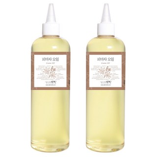 맑을담 피마자 바디오일, 500ml, 2개
