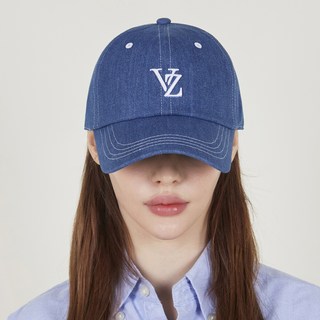 Varzar 3D字母圖案縫線寬鬆棒球帽