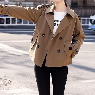 DM 女性半版氣質風衣外套