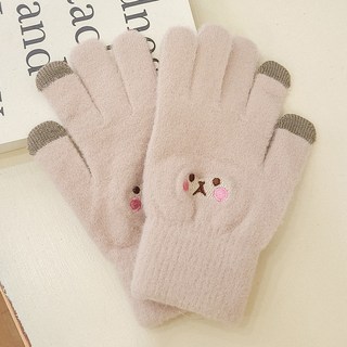 로로샤 아동용 귀욤 주니어 기모 장갑