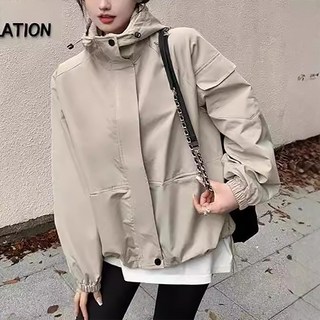 女款時尚潮流Urban寬鬆版防風外套夾克