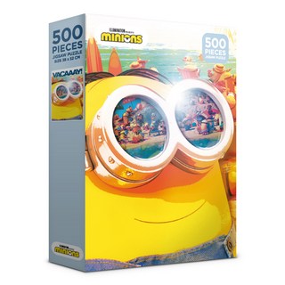 minions 小小兵 卡通圖案拼圖, 500片, AL5321, 1盒