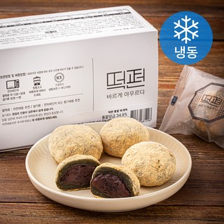 떡편 통팥 쑥개떡 (냉동), 60g, 10개입, 1개