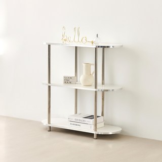 韓國 innocEnt 純真閃亮世紀中期模組化800收納層架, 白色, 3層