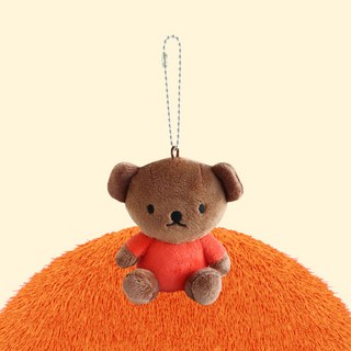 米菲家族 Boris熊 鑰匙圈玩偶, 單一顏色, 8cm, 1個