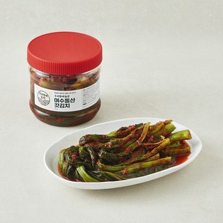 우리땅에놀던 여수돌산 갓김치, 450g, 1개