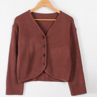 BBAE BBAE 女款V領鈕釦針織外套