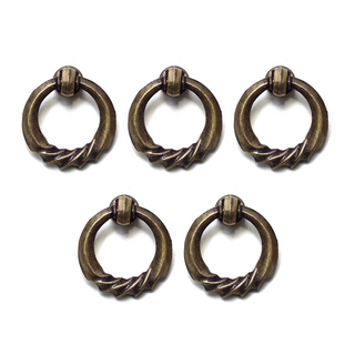 Sonjabisesang 波浪環 1孔 復古家具把手, 5個