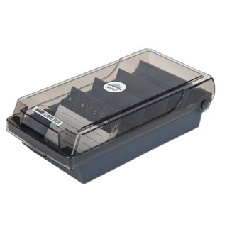 Jeno-win 大容量塑膠名片分類盒, 1個, 1層