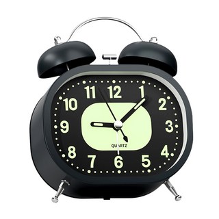 SUNORO 復古機械夜光鬧鐘, 黑色