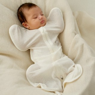 malang honey 新生兒用有機網眼包巾 M