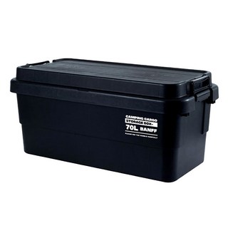 BANFF 70L 露營貨物收納箱, 黑色, 1層, 1個