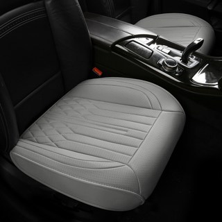AUTOFIT 頂級皮革前座坐墊椅套, 迷霧灰, 1個