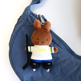 many A little Miffy 冬季奧運 鍵盤曲棍球 鑰匙圈, 梅蘭妮白, 1個, 13cm