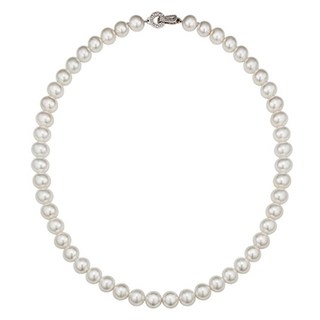 HAESOO.L 女士 925純銀 6MM 珍珠項鍊 ALL-SW-N-6MM