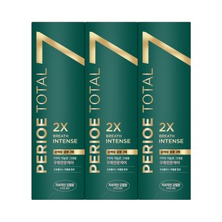 페리오 토탈7 인텐스 프리징 쿨링 치약, 120g, 3개