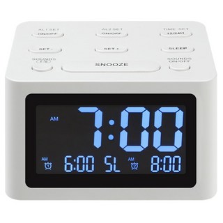 COSY 白噪音機鬧鐘 AC3459WN, 白色