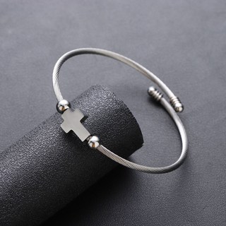 Buddhabest 醫療鋼十字架手鐲手鍊